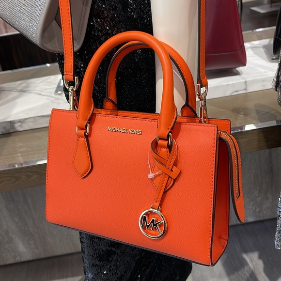 MICHAEL KORS
Sheila Small Faux Saffiano Leather Satchel
Poppy 
NWT - Picture 8 of 16